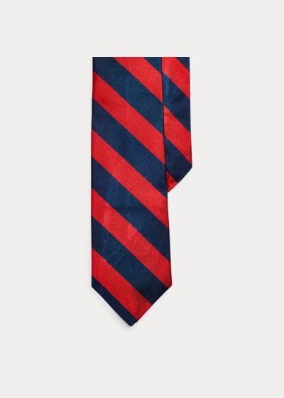 Men's Polo Ralph Lauren Striped Silk Repp Narrow Ties | 209716YOI